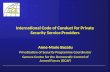 International Code of  Conduct  for  Private  Security Service Providers