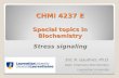 CHMI 4237 E Special topics  in  Biochemistry