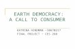EARTH DEMOCRACY: A CALL TO CONSUMER