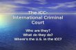 The ICC- International Criminal Court