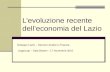 L’evoluzione recente dell’economia del Lazio