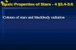 Basic Properties of Stars - 4 §3.4-3.6