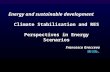 Energy and sustainable development Climate Stabilisation and RES  Perspectives in Energy Scenarios