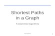 Shortest Paths in a Graph