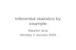 Inferential statistics by example