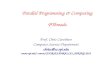 Parallel Programming & Computing PThreads