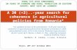 A 20 (+2)..‐year search for coherence in agricultural policies from Romania*