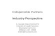 Indispensible Partners Industry Perspective