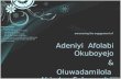 announcing the engagement of  Adeniyi Afolabi Okuboyejo & Oluwadamilola Abiodun Folorunsho