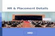 HR & Placement Details
