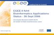 EGEE-II NA4  Bioinformatics Applications Status - 26 Sept 2006
