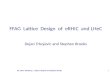 FFAG  Lattice  Design  of  eRHIC  and LHeC Dejan Trbojevic and Stephen Brooks