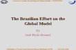 The Brazilian Effort on the Global Model