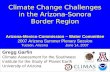 Climate Change Challenges in the Arizona-Sonora Border Region