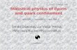 Statistical physics of  dyons and quark confinement