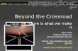 Beyond the Crossroad