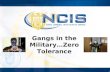 Gangs in the Military…Zero Tolerance