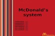 McDonald’s system