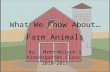 What We Know About… Farm Animals