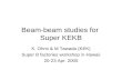 Beam-beam studies for  Super KEKB