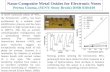 Nano-Composite Metal Oxides for Electronic Noses Perena Gouma, (SUNY-Stony Brook) DMR 0304169