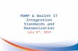 PDMP & Health IT Integration Standards and Harmonization