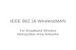 IEEE 802.16 WirelessMAN