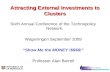 Attracting External Investments to Clusters
