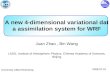 A new 4-dimensional variational data assimilation system for WRF