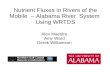 Nutrient Fluxes in Rivers of the Mobile  – Alabama River  System  Using WRTDS