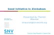 Seed Initiative in Zimbabwe