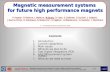 Magnetic measurement systems  for future high performance magnets