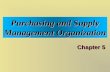 Purchasing and Supply Management Organization