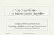 Text Classification : The Naïve Bayes algorithm