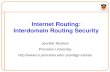 Internet Routing: Interdomain Routing Security