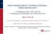 PHOTOFRAGMENT TRANSLATIONAL  SPECTROSCOPY  H Rydberg atom PTS: pyrrole