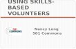 Using Skills-Based Volunteers