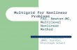 Multigrid for Nonlinear Problems