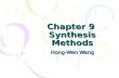 Chapter 9  Synthesis Methods