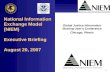 National  Information Exchange Model (NIEM) Executive  Briefing August 20,  2007