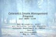 Colorado’s Smoke Management Program and HB09-1199