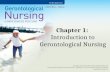 Chapter 1:  Introduction to Gerontological Nursing