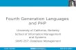 Fourth Generation Languages and PHP