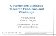 Government Statistics Research Problems and  Challenge