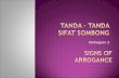 Tanda  –  Tanda Sifat Sombong