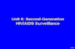 Unit 6: Second-Generation HIV/AIDS Surveillance