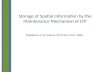 Storage of Spatial Information by the Maintenance Mechanism of LTP