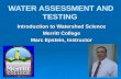 WATER ASSESSMENT AND TESTING