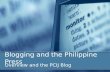 Blogging and the Philippine Press