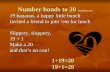 Number bonds to  20  backing track